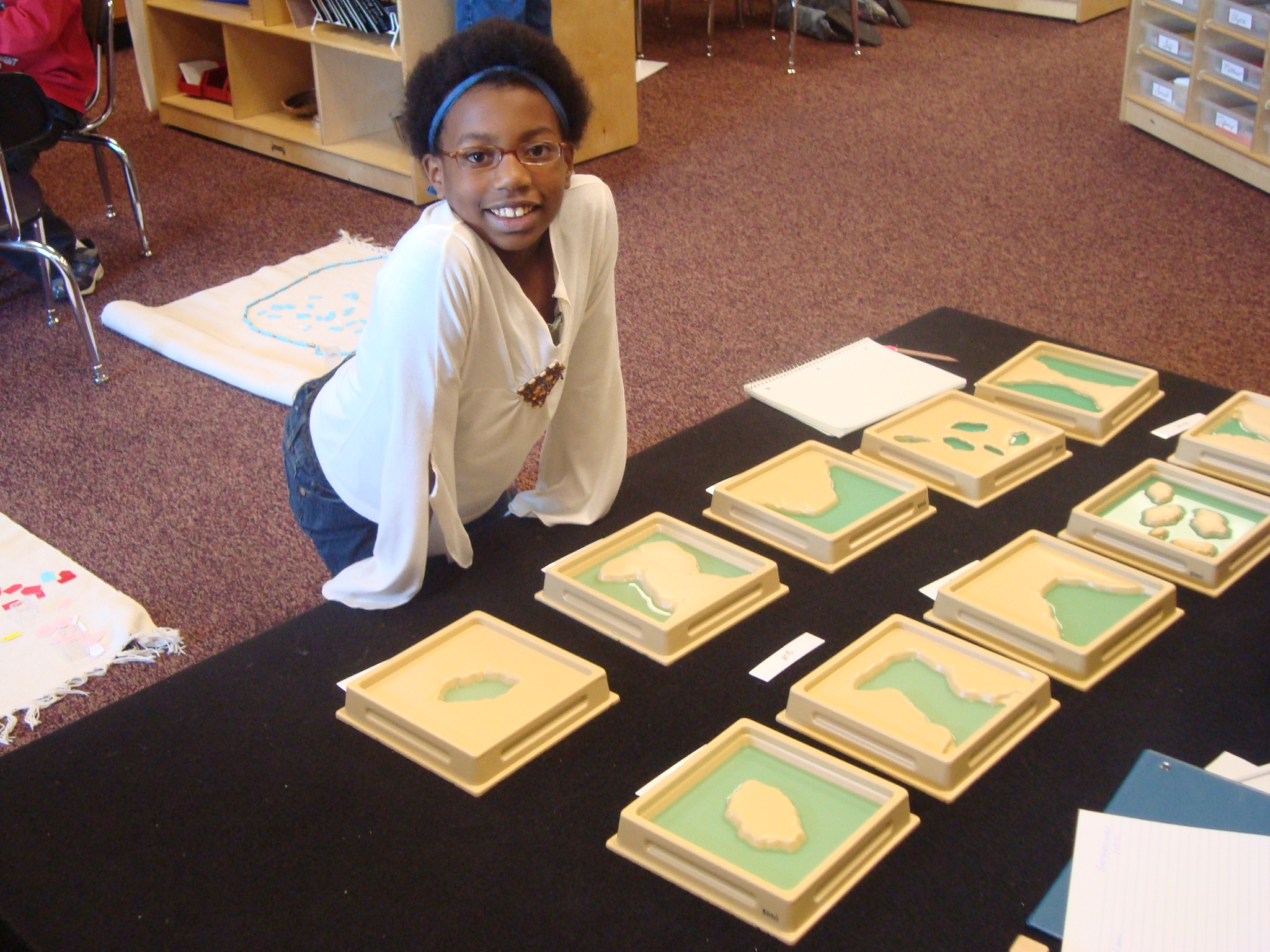 student working