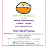 POTATO BAR FUNDRAISER 11.09.2018